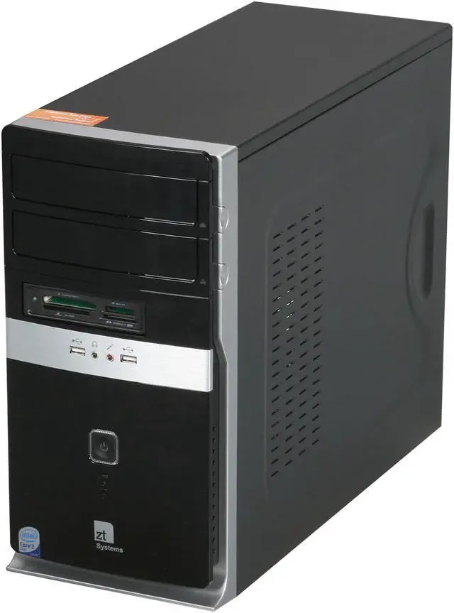 Alt view image 3 of 9 - ZT Desktop PC Affinity 7311Mi-36 Intel Core 2 Duo E8400 4GB DDR2 500GB HDD Intel GMA 3100 Windows Vista Home Premium 64-bit