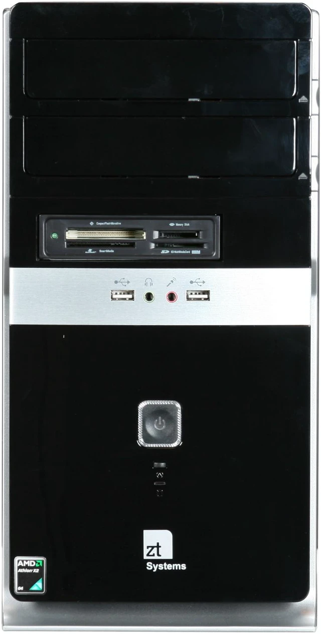 Zt Computer ZT Desktop PC Element 2078Li AMD Athlon X2 7850 2GB DDR2 500GB HDD ...
