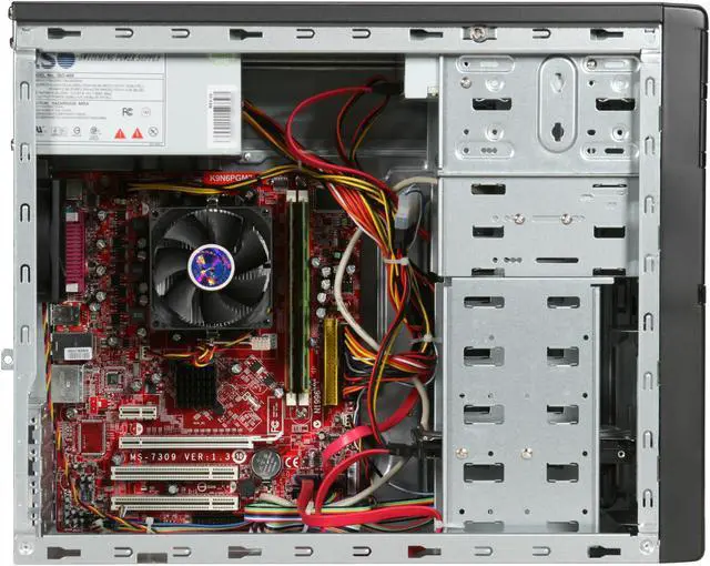 Alt view image 6 of 9 - ZT Desktop PC Element 2093Xa AMD Athlon II X2 240 4GB DDR2 500GB HDD NVIDIA GeForce 6100 Windows 7 Home Premium