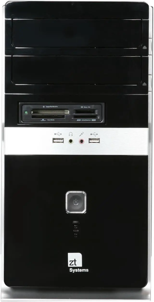 Alt view image 2 of 9 - ZT Desktop PC Affinity 7358Ma AMD Phenom II X4 945 4GB DDR2 500GB HDD ATI Radeon HD 4350 Windows 7 Home Premium