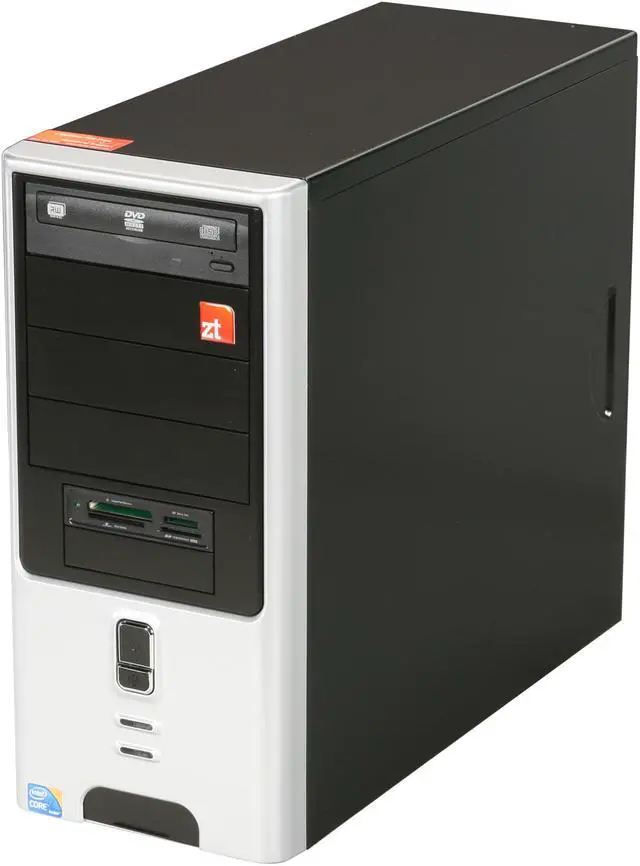 Alt view image 3 of 9 - ZT Desktop PC Affinity 7442Ti Intel Core i7-860 8GB DDR3 500GB HDD ATI Radeon HD 5450 Windows 7 Home Premium 64-bit