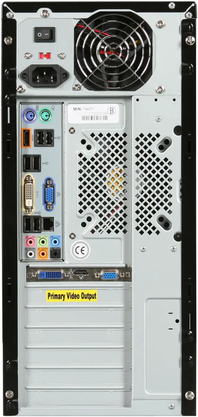 Alt view image 8 of 9 - ZT Desktop PC Affinity 7442Ti Intel Core i7-860 8GB DDR3 500GB HDD ATI Radeon HD 5450 Windows 7 Home Premium 64-bit