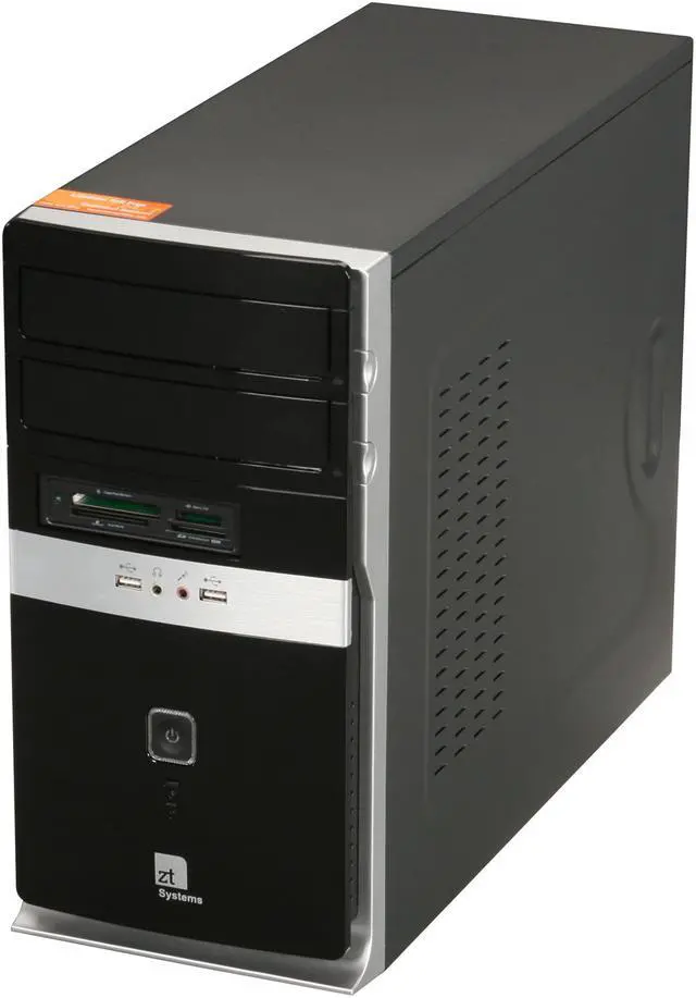 Alt view image 3 of 9 - ZT Desktop PC Affinity 7296La AMD Phenom II X6 1055T 4GB DDR3 500GB HDD ATI Radeon HD 5450 Windows 7 Home Premium 64-bit