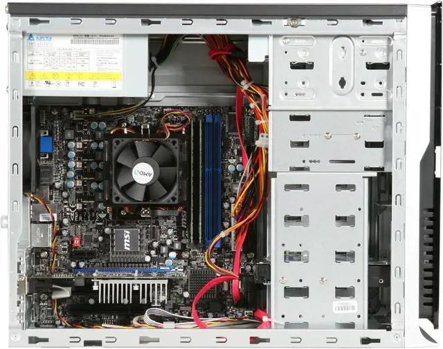 Alt view image 6 of 9 - ZT Desktop PC Affinity 7296La AMD Phenom II X6 1055T 4GB DDR3 500GB HDD ATI Radeon HD 5450 Windows 7 Home Premium 64-bit