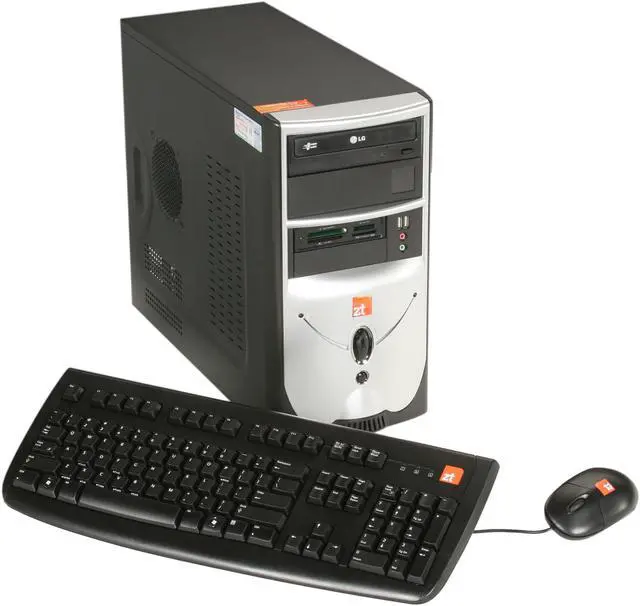 Main image of ZT Desktop PC Element 2140Na AMD Athlon II X2 255 2GB DDR2 500GB HDD NVIDIA GeForce 6150 SE Windows Vista Home Basic 32-bit