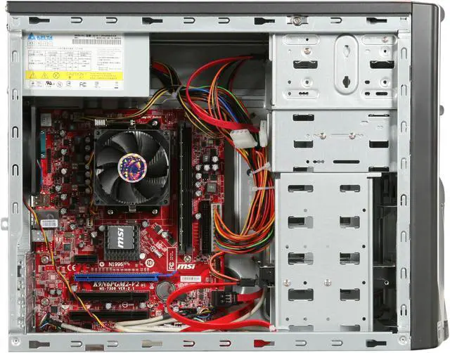 Alt view image 6 of 8 - ZT Desktop PC Element 2140Na AMD Athlon II X2 255 2GB DDR2 500GB HDD NVIDIA GeForce 6150 SE Windows Vista Home Basic 32-bit