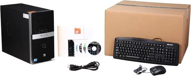 Alt view image 7 of 7 - ZT Desktop PC Affinity 7521Mi Intel Core i7-870 8GB DDR3 500GB HDD ATI Radeon HD 5450 Windows 7 Home Premium