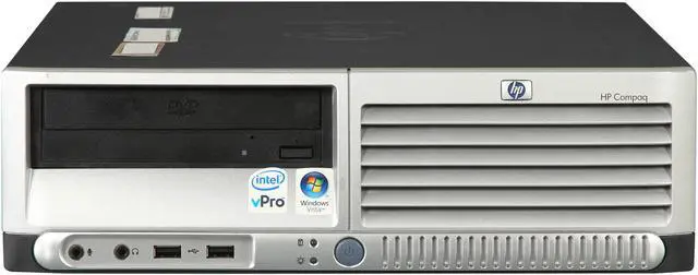 Alt view image 2 of 8 - HP Compaq DC7700 Desktop PC Core 2 Duo 1.86 Ghz 2GB DDR2 80GB HDD Windows 7 Home Premium 64-Bit