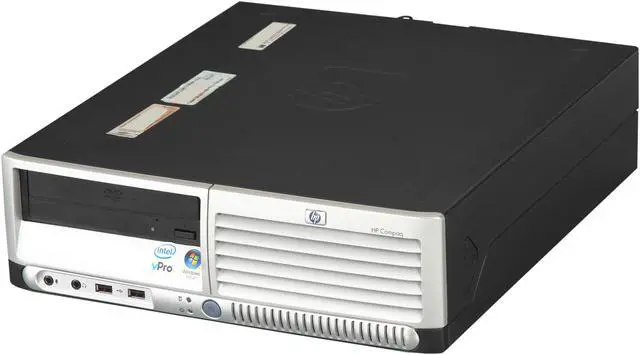 Alt view image 3 of 8 - HP Compaq DC7700 Desktop PC Core 2 Duo 1.86 Ghz 2GB DDR2 80GB HDD Windows 7 Home Premium 64-Bit