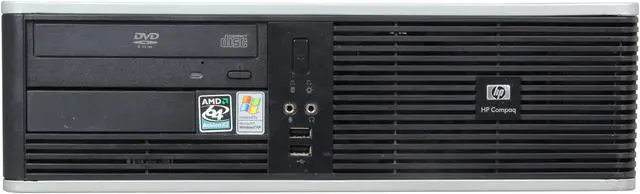 Alt view image 2 of 8 - HP Compaq DC5750 Desktop PC AMD Athlon X2 2.0GHz 2GB RAM 80GB HDD Windows 7 Home 32 Bit