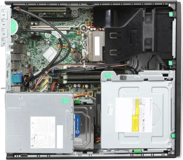 Alt view image 7 of 8 - HP Desktop PC Elite 8200 3.10GHz 8GB 250GB HDD Windows 7 Professional  64-Bit