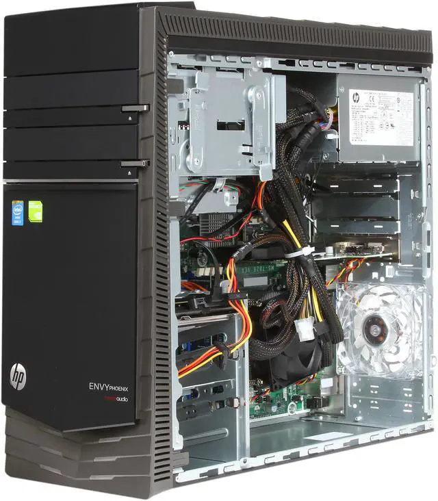 Alt view image 7 of 10 - HP Desktop PC ENVY Phoenix 810-160 (F3D90AA#ABA) Intel Core i7-4770 16GB DDR3 1TB HDD NVIDIA GeForce GT 640 4GB Windows 8.1