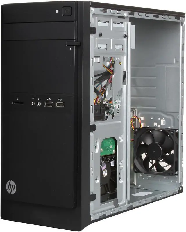 Alt view image 7 of 9 - HP Desktop PC 110-210 (F3D15AA#ABA) AMD A4-5000 4GB DDR3 500GB HDD AMD Radeon HD 8330 Windows 8.1 64-Bit