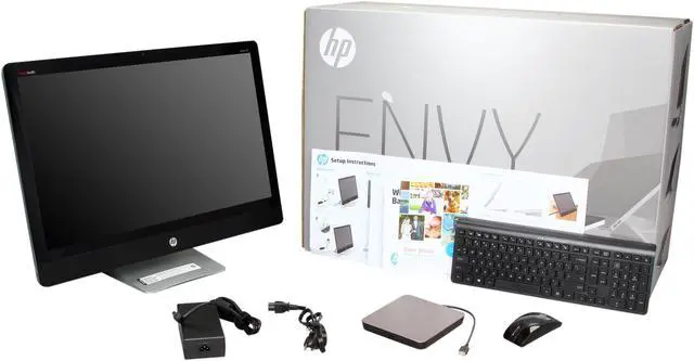 Alt view image 10 of 10 - HP All-in-One PC ENVY Recline 27-k150 Intel Core i5-4570T 12GB DDR3 1TB HDD 16GB SSD 27" Touchscreen Windows 8.1
