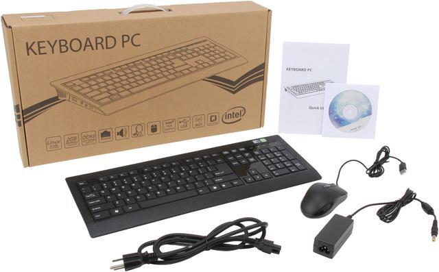 Alt view image 7 of 7 - Great Wall Keyboard Desktop PC U310 Intel Atom D525 2GB DDR3 500GB HDD Intel GMA 3150 UBUNTU Linux