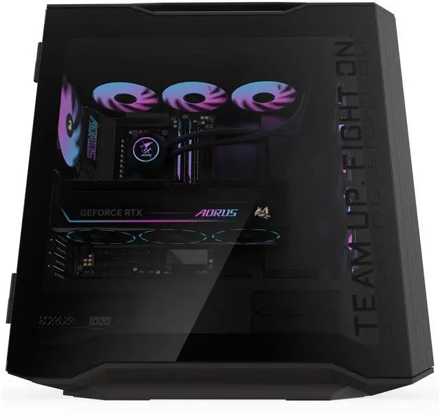 Alt view image 3 of 9 - GIGABYTE AORUS Gaming Desktop PC, AMD Ryzen 7 9800X3D, AORUS RTX 5090, 64GB DDR5 RAM, 2TB Gen5 NVMe SSD, Windows 11 Home, AORUS SUPREME 5 AS5A7N9-5000