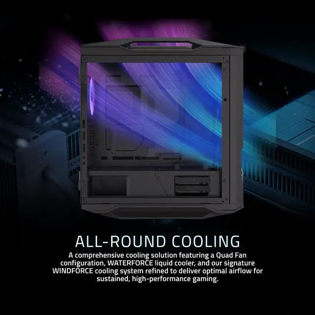 Alt view image 5 of 7 - GIGABYTE AORUS Gaming Desktop PC, AMD Ryzen 7 9800X3D, GIGABYTE RTX 5080, 64GB DDR5 RAM, 2TB Gen5 NVMe SSD, Windows 11 Home, AORUS SUPREME 5 AS5A7N8-5001