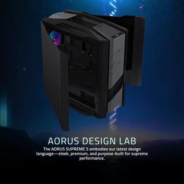Alt view image 6 of 7 - GIGABYTE AORUS Gaming Desktop PC, AMD Ryzen 7 9800X3D, GIGABYTE RTX 5080, 64GB DDR5 RAM, 2TB Gen5 NVMe SSD, Windows 11 Home, AORUS SUPREME 5 AS5A7N8-5001