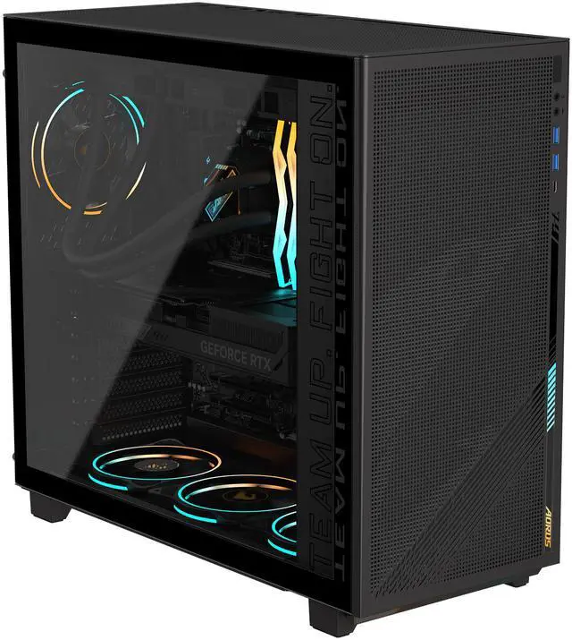 Alt view image 3 of 7 - Gigabyte Gaming Desktop PC AP5A7N7T-5000 AMD Ryzen 7 9700X 32GB DDR5 2TB SSD GeForce RTX 5070 Ti Windows 11 Home