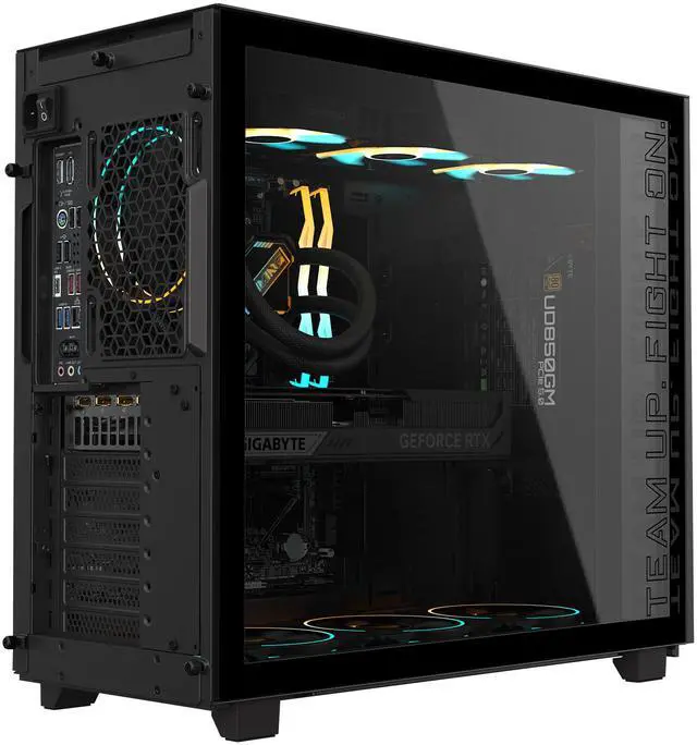 Alt view image 4 of 15 - GIGABYTE AORUS PRIME 5 Gaming Desktop PC, AMD Ryzen 7 9700X, GIGABYTE RTX 5070 Ti, 32GB DDR5, 2TB SSD, Windows 11, Black