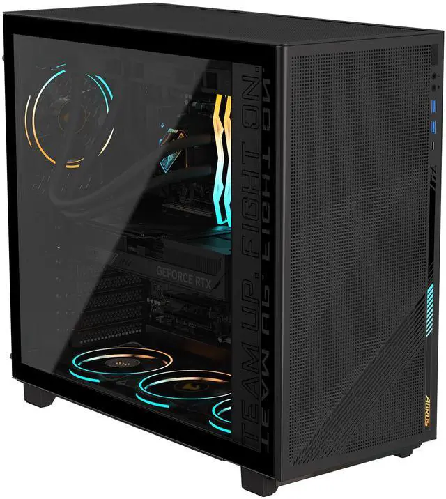 Alt view image 5 of 15 - GIGABYTE AORUS PRIME 5 Gaming Desktop PC, AMD Ryzen 7 9700X, GIGABYTE RTX 5070 Ti, 32GB DDR5, 2TB SSD, Windows 11, Black