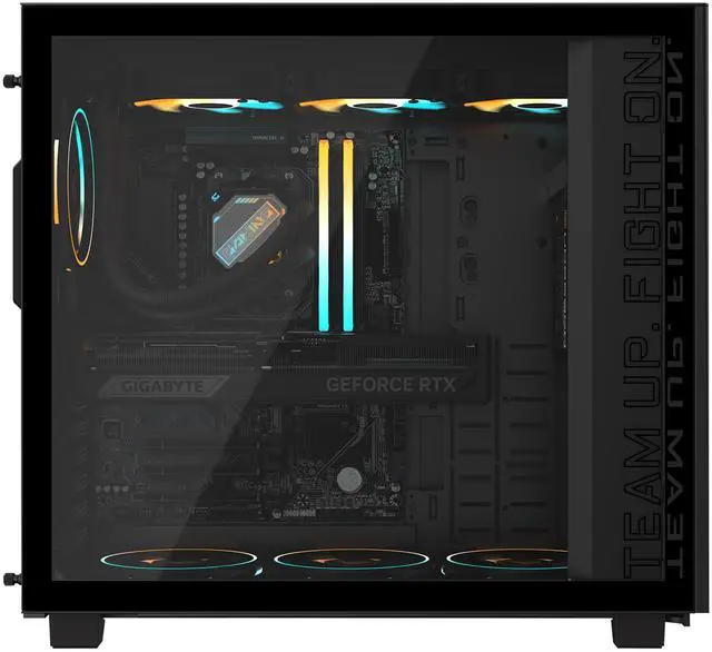 Alt view image 6 of 15 - GIGABYTE AORUS PRIME 5 Gaming Desktop PC, AMD Ryzen 7 9700X, GIGABYTE RTX 5070 Ti, 32GB DDR5, 2TB SSD, Windows 11, Black