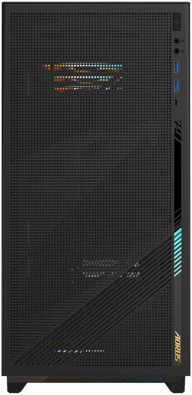 Alt view image 8 of 15 - GIGABYTE AORUS PRIME 5 Gaming Desktop PC, AMD Ryzen 7 9700X, GIGABYTE RTX 5070 Ti, 32GB DDR5, 2TB SSD, Windows 11, Black