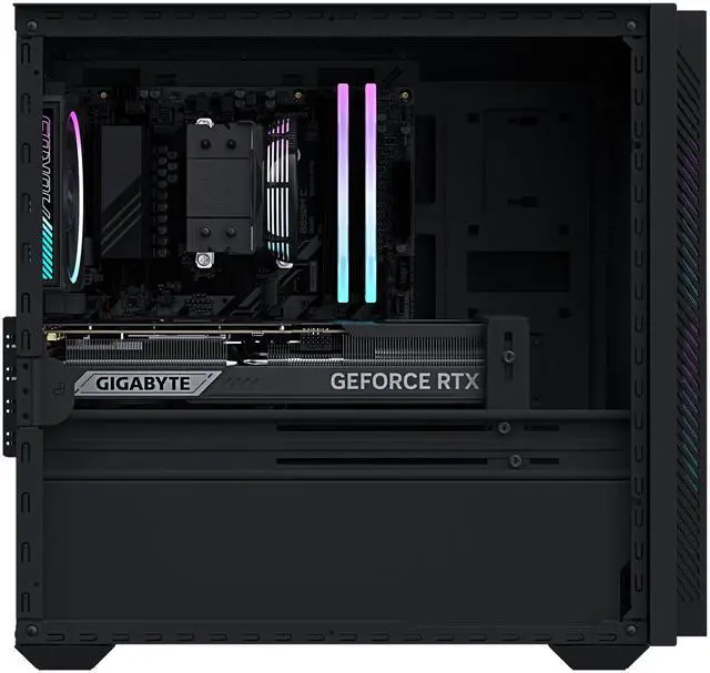 Alt view image 5 of 16 - GIGABYTE AORUS PRIME 5 Gaming Desktop PC, AMD Ryzen 7 9800X3D, GIGABYTE RTX 5070Ti, 32GB DDR5, 2TB PCIe 4.0 SSD, Windows 11 Home, Black