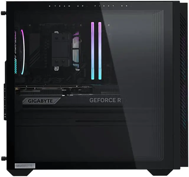 Alt view image 4 of 16 - GIGABYTE AORUS PRIME 5 Gaming Desktop PC, AMD Ryzen 7 9800X3D, GIGABYTE RTX 5080, 32GB DDR5, 2TB PCIe 4.0 SSD, Windows 11 Home, Black