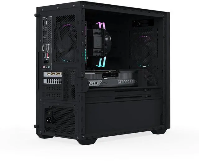 Alt view image 9 of 16 - GIGABYTE AORUS PRIME 5 Gaming Desktop PC, AMD Ryzen 7 9800X3D, GIGABYTE RTX 5080, 32GB DDR5, 2TB PCIe 4.0 SSD, Windows 11 Home, Black
