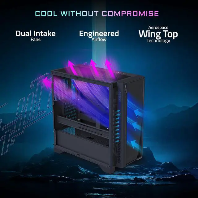 Alt view image 14 of 16 - GIGABYTE AORUS PRIME 5 Gaming Desktop PC, AMD Ryzen 7 9800X3D, GIGABYTE RTX 5080, 32GB DDR5, 2TB PCIe 4.0 SSD, Windows 11 Home, Black