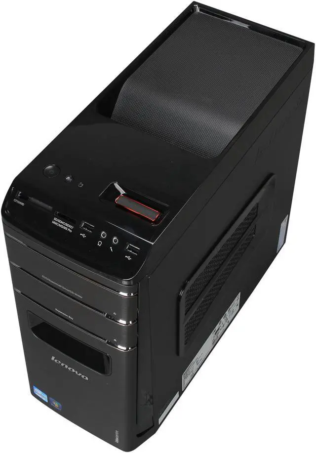 Alt view image 10 of 12 - Lenovo Desktop PC K410 (11681LU) Intel Core i5-3450 8GB DDR3 2TB HDD Intel HD Graphics 2500 Windows 7 Home Premium 64-Bit