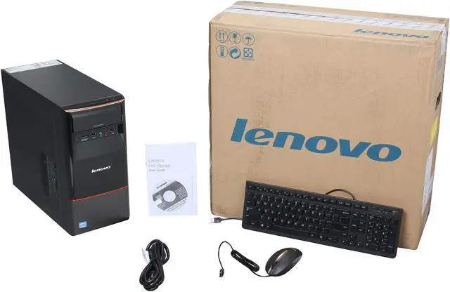 Alt view image 9 of 9 - Lenovo Desktop PC H430 (57311432) Intel Core i5-3330 8GB DDR3 1TB HDD Intel HD Graphics 2500 Windows 8