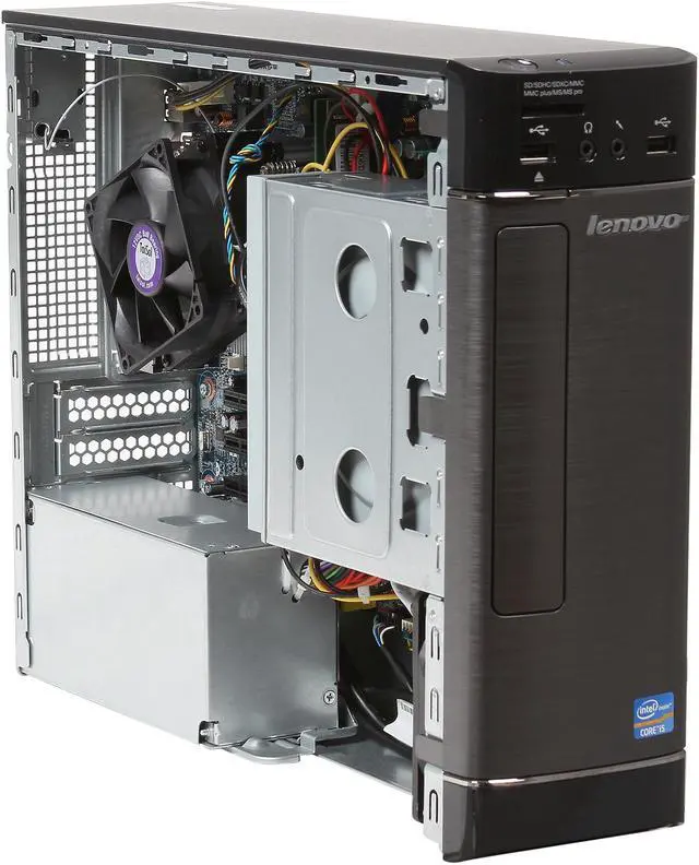 Alt view image 7 of 9 - Lenovo Desktop PC H520s (57311365) Intel Core i5-3330 4GB DDR3 1TB HDD Intel HD Graphics 2500 Windows 8