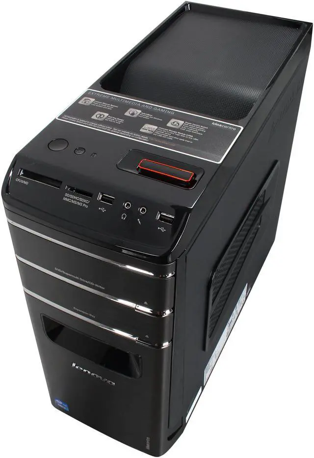 Alt view image 8 of 13 - Lenovo Desktop PC K410 (57308565) Intel Core i5-3330 8GB DDR3 1TB HDD Intel HD Graphics 2500 Windows 8