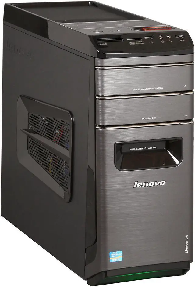 Alt view image 4 of 13 - Lenovo Desktop PC K410 (57308564) Intel Core i7-3770 8GB DDR3 2TB HDD NVIDIA GeForce GT 620 1GB Windows 8