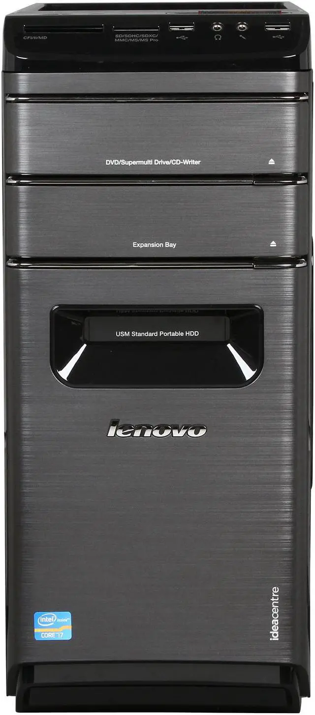 Alt view image 5 of 13 - Lenovo Desktop PC K410 (57308564) Intel Core i7-3770 8GB DDR3 2TB HDD NVIDIA GeForce GT 620 1GB Windows 8