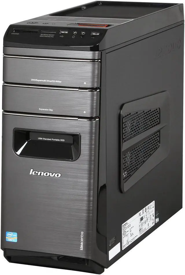 Alt view image 6 of 13 - Lenovo Desktop PC K410 (57308564) Intel Core i7-3770 8GB DDR3 2TB HDD NVIDIA GeForce GT 620 1GB Windows 8