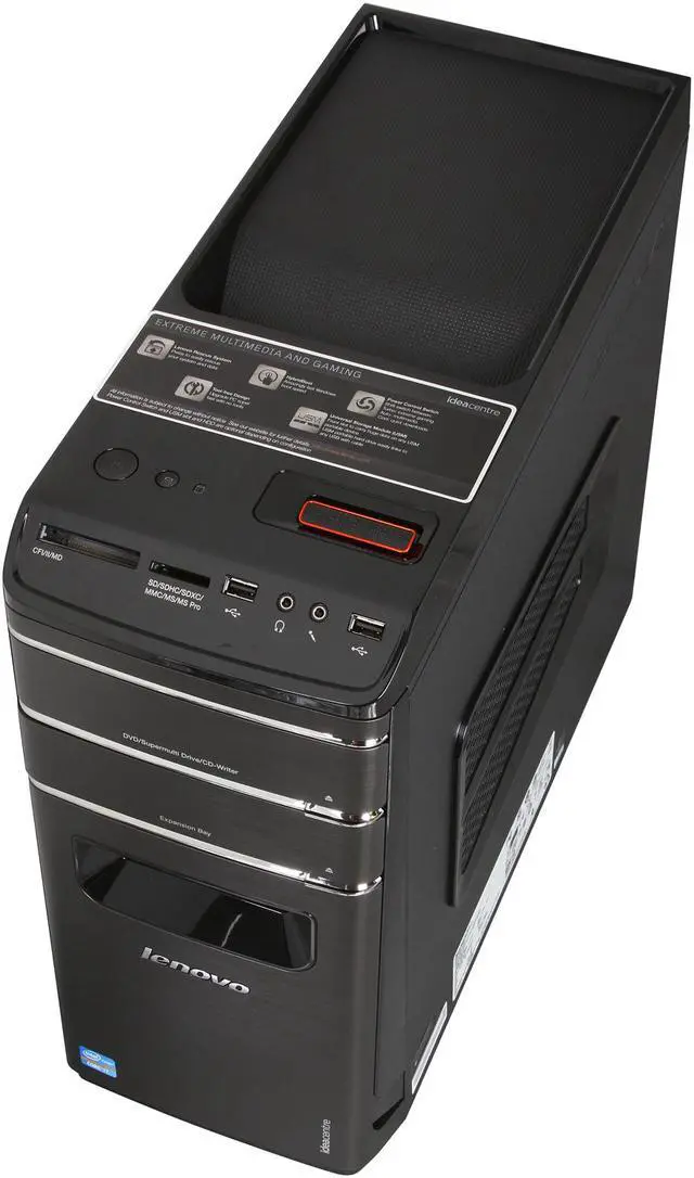 Alt view image 8 of 13 - Lenovo Desktop PC K410 (57308564) Intel Core i7-3770 8GB DDR3 2TB HDD NVIDIA GeForce GT 620 1GB Windows 8