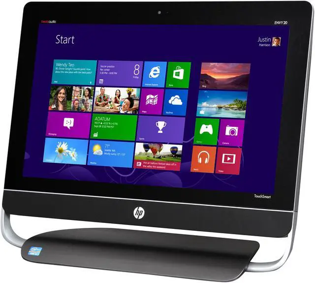 Alt view image 3 of 8 - HP TouchSmart All-in-One PC ENVY 20-d030 (H3Y86AA#ABA) Intel Core i3-3220 6GB DDR3 1TB HDD 20.0" Touchscreen Windows 8