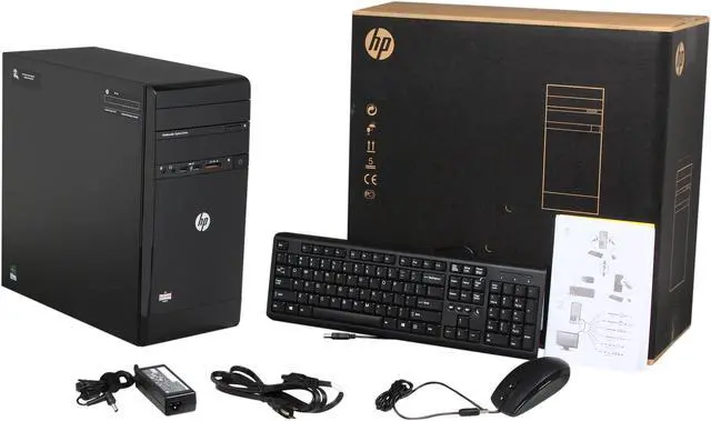 Alt view image 9 of 9 - HP Desktop PC Pavilion P2-1310 (H3Y72AA#ABA) AMD E2-1800 4GB DDR3 500GB HDD AMD Radeon HD 7340 Windows 8
