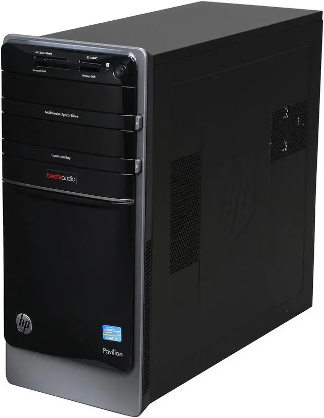 Alt view image 3 of 9 - HP Desktop PC Pavilion P7-1410 (H3Y79AA#ABA) Intel Core i3-2130 8GB DDR3 1.5TB HDD Intel HD Graphics 2000 Windows 8