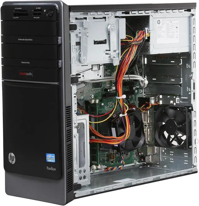 Alt view image 7 of 9 - HP Desktop PC Pavilion P7-1410 (H3Y79AA#ABA) Intel Core i3-2130 8GB DDR3 1.5TB HDD Intel HD Graphics 2000 Windows 8