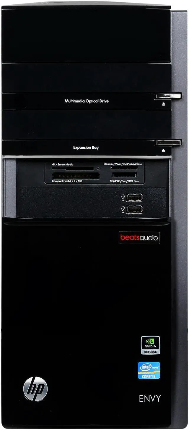 Alt view image 2 of 10 - HP Desktop PC ENVY h8-1430 (H3Y83AA#ABA) Intel Core i5-3350P 10GB DDR3 2TB HDD NVIDIA GeForce GT 620 Windows 8