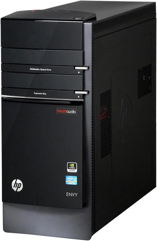 Alt view image 3 of 10 - HP Desktop PC ENVY h8-1430 (H3Y83AA#ABA) Intel Core i5-3350P 10GB DDR3 2TB HDD NVIDIA GeForce GT 620 Windows 8