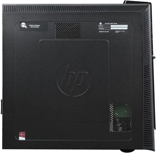 Alt view image 4 of 10 - HP Desktop PC ENVY h8-1430 (H3Y83AA#ABA) Intel Core i5-3350P 10GB DDR3 2TB HDD NVIDIA GeForce GT 620 Windows 8