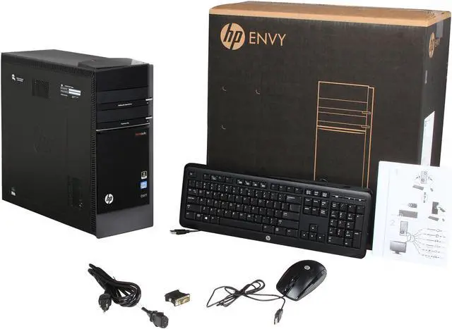 Alt view image 10 of 10 - HP Desktop PC ENVY h8-1430 (H3Y83AA#ABA) Intel Core i5-3350P 10GB DDR3 2TB HDD NVIDIA GeForce GT 620 Windows 8