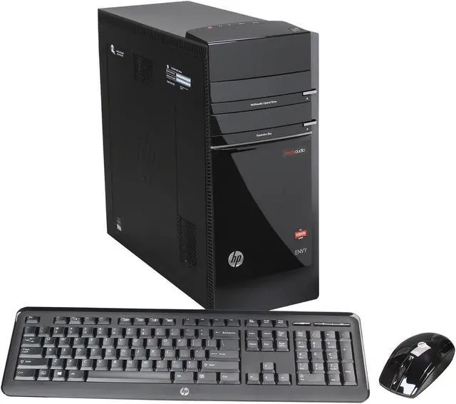Alt view image 2 of 10 - HP Desktop PC ENVY h8-1450 (H3Y84AA#ABA) AMD FX-Series FX-6120 10GB DDR3 2TB + 16GB SSD HDD AMD Radeon HD 7570 Windows 8
