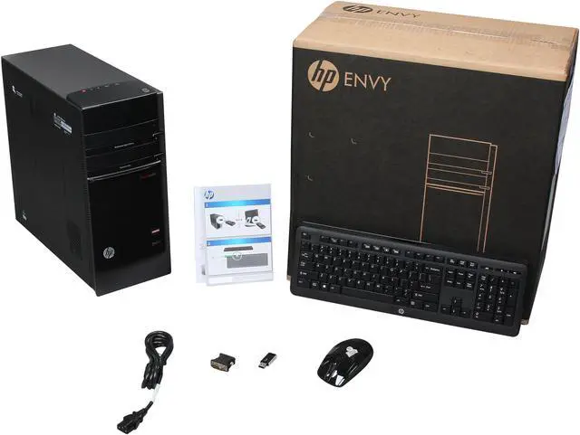 Alt view image 10 of 10 - HP Desktop PC ENVY h8-1450 (H3Y84AA#ABA) AMD FX-Series FX-6120 10GB DDR3 2TB + 16GB SSD HDD AMD Radeon HD 7570 Windows 8