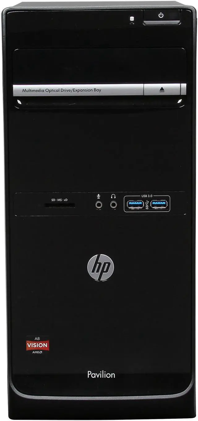 Alt view image 2 of 9 - HP Desktop PC Pavilion P6-2350 (H3Y78AA#ABA) AMD A8-5600K 8GB DDR3 1TB HDD AMD Radeon HD 7560D Windows 8
